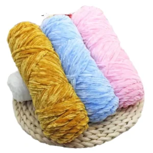 Soft Wool Acrylic Blended Yarn for Crochet and Weaving Colorful Dyed OE Yarn for Apparel Textile