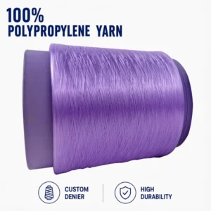Solid Core 100% PP FDY Yarn 600D Denier 600D Twist 150D 1200D Model for Mattress Stitching and Textile Weaving