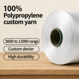 Solid Core FDY 100% Polypropylene Yarn Standard Strength OE Technics Raw for Hand Knitting