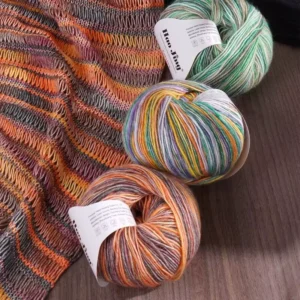 Space Dyed Camouflage Color Milk Cotton Crochet Yarn 100g Soft Anti-Pilling Acrylic Blended Thread for Handmade DIY Projects