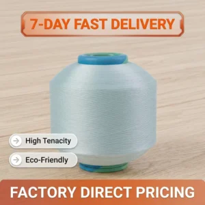 Spandex Yarn SCY 3075 High Elastic for Double Cover Knitting and Weaving Color Dyed Yarn for Cotton Socks