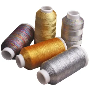 Sparkle DIY Jewelry Making Weaving Thread High Tenacity 3/6/9/12/15 Ply 1000m Metallic Polyester Yarn Embroidery Sewing Gold