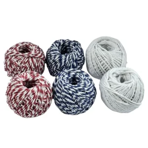 Special Eco-Friendly Recyclable Dyed Polyester-Cotton Blended Yarn Rope for Wrapping Zongzi with OE Technics Kitchen Use