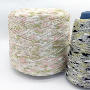 Special Fancy Polyester Yarn High Temperature Resistant for Crochet and Knitting Mercerized Dyed Pattern