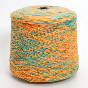 Spot Stock 4.5Nm/1 Multi-colored Space Dyed Worsted Acrylic Fancy Yarn for Knitting