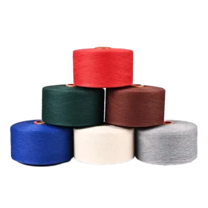 Spun Cotton Polyester Yarn Recycled TC & CVC Yarn for Knitting and Weaving Socks & Gloves