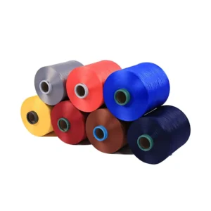 Stable Super High Twist 2000TPM Semi Dull FDY TFO Twisted Polyester Yarn 200D 144F Thick Interior Curtain Yarn