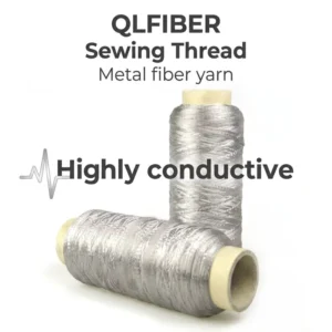 Stainless Steel Fiber Yarn Heat resistant Anti static Sewing Thread Spun Yarn