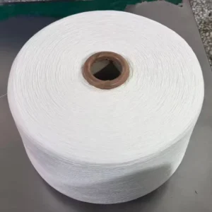 Stock Cream White Ne 3.5s-21s T/C 60% Polyester 40% Cotton Blended Yarn Dyed Recycled Spun Anti-Pilling Moisture-Absorbent High