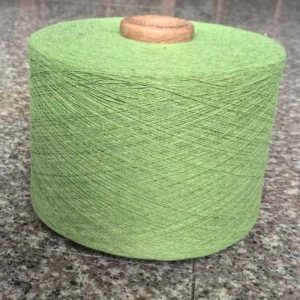 Stock Grass Green Ne 10s T/C 60% Polyester 40% Cotton Blended Spun Yarn Dyed Recycled Anti-Pilling Moisture-Absorbent