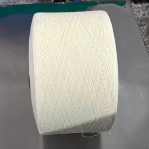 Stock Ne 10s 16s 19s Custard Yarn Recycled Spun Cotton Polyester Blended Dyed Yarn High Tenacity Eco-Friendly Anti-Bacteria Yarn