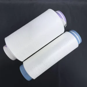 Stretch Yarn Fake Cotton Filament Yarn Cotton Like 50s Full Dull Eco Friendly Raw Circular Machine Use Knitting Weaving Sewing