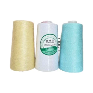 Strong & Lustrous 24s Solid Gold Silver Acrylic Towel Embroidery Thread