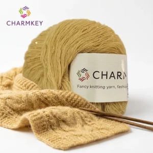Summer Blended Sequin Yarn Wool Mohair Linen Breathable Hand Knitting Yarn for Garment Scarf Garment