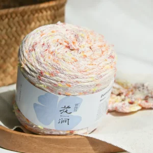 Summer Modal Polyester Core Spun Yarn 250m 100g Soft Skin Friendly OEKO Certified Hand Knitting Yarn