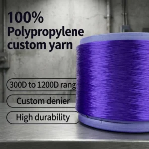 Sun Protection Hollow 100% Polypropylene Yarn High Tenacity Breathable for Outdoor Sportswear Knitting & Weaving