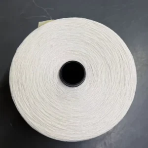 Sunshine Linen 12s Nm20 Long and Short Mixed Fiber 100% European Flax Organic Certified Semi Bleached Linen Yarn for Weaving