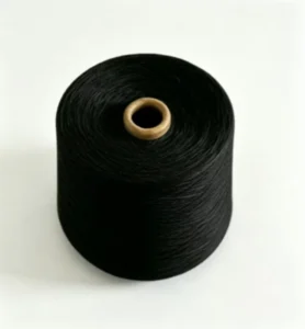 Super Black 21S 100% Polyester Yarn High Tenacity Raw for Sewing Knitting Sock Weaving High Color Fastness