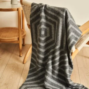 Super Soft 75% Lamb Wool 25% Yak Wool Throw Blanket Soft Warm Organic for Winter Bedding Sofa Decorative