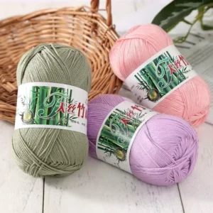 Super Soft Hand Arm Knitting Blended Yarn Bamboo Cotton Tube Yarn for Blanket Cushion Pet Nest Hat