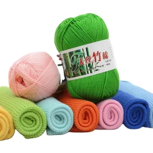 Super Soft Hand Knitting Blended Yarn Bamboo Cotton Yarn