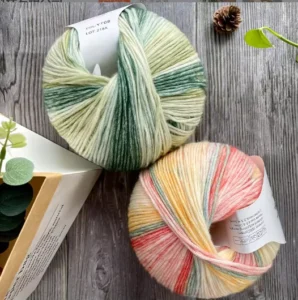 Super Soft Wool Blended New Ball Yarn for Baby Sweaters 38% Cotton 18% Wool and 44% Acrylic Blended Yarn