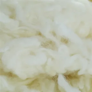 Super Washed 16mic Cashmere Wool Fiber with Natural White Color for Spinning Yarn