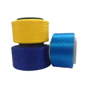 Supply Factory Yarn 450D Black High Tenacity Yarn FDY Dope Dyed Colors Polyester Full Drawn Yarn for Lace Underwear