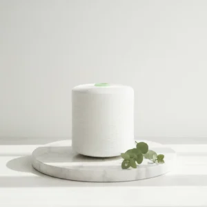 Sustainable 100% Recycled 18S/2 Poly Corespun Polyester (SPP) Yarn GRS Certified