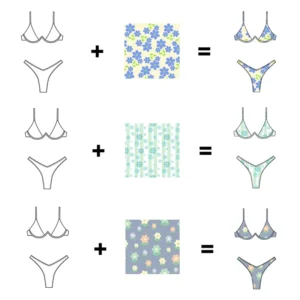 Sustainable Custom Bikini Manufacturer Fashion Women Sexi Bikini Swimwear Bikini Set