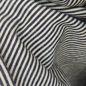 Sustainable Natural Texture Linen Cotton Blend Fabric Durable Heavyweight 297gsm 140cm Linen Cotton Blend Fabric for Clothing