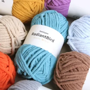 Sweet Beans 100G 5Mm Oem Odm Customized Scarf Blanket Sofa Chunky Polyester Yarn