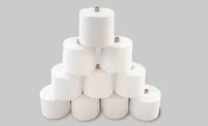 TC 80% Polyester 20% Cotton 60S/1 Combed Ring Spinning Raw White Yarn
