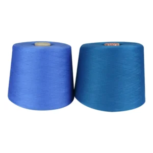 TC Blended 65/35 Spun Polyester Cotton Melange Yarn Anti Pilling 21s/32s Recycled Dyed for Circular Knitting Socks