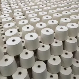 TC Open End Yarn 50s 60s 80s 65/35 Cotton Polyester Combed Yarn High Tenacity Textile for Knitting Raw Pattern Sock Mop Weaving