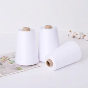 TC65 35 Fancy Carded Combed Cotton Yarn Tshirt Yarn Hand Knitting Open End 23NE Woven Raw Weaving Polyester Yarn