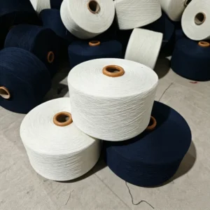 Taishi 8s 10s Royal Blue Melange Yarn OE Carded Polyester Cotton Blend Recycled Dyed Yarn for Bangladesh Socks Knitting Weaving