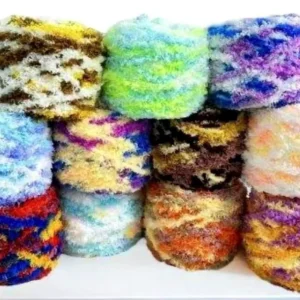 Teddy Velvet Polyester Fancy Yarn High Strength Textile Yarn