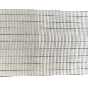 Terylene Cotton Woven Yarn Dyed Lace Fabric Warp Knit Washing Machine Belt Laundry Conveyor Belt for Industry Use