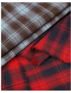 Textile 150GSM Premium Eco Friendly Soft Breathable Woven Stripe Brushed Cotton Blend Polyester Fabric for Dress Shirt