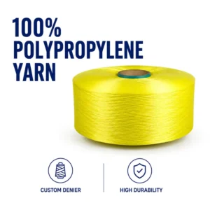 Textile Weaving Multicolored Hilo PP 900D Yarn 100% Polypropylene Yarn Flame Retardant PP Filament Yarn