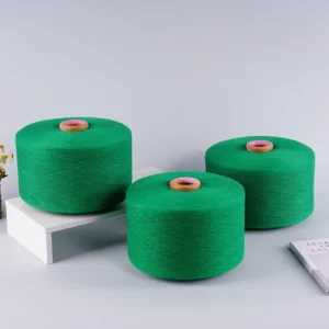 The Manufacturer Wholesales 8 32 Count Green Weaving Yarn Recycled Cotton Yarn and Weaving Yarn