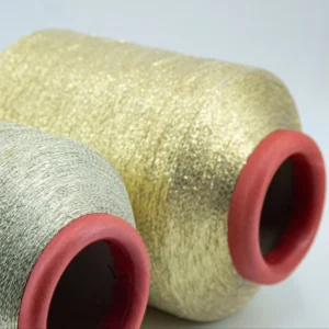 Thread High Tenacity Polyester Metallic Yarn 75d for Gold Silver Embroidery Knitting Weaving Hand Knitting