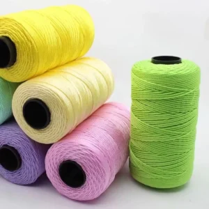 Triple Stranded Wool Blended Yarn Dyed Thread Hand Woven Crochet Hook for Seat Cushion Bag Hat Cup Cover