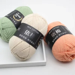 Turkish Milk Cotton Yarn Kilogram Knitting Blended Yarn