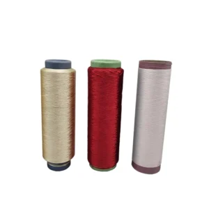 Twist S/Z DTY Yarn in 100% Polyester Air Texture Yarn Dyed Color Knitting Weaving Socks Yarn