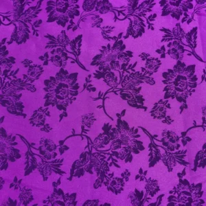Two Tone Silk Look Jacquard Satin Fabric Smooth for Kimono Robes Dresses Sleepwear