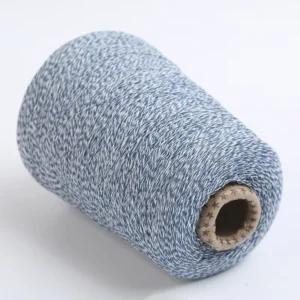 Two color Blended AB Yarn Core Spun Double ply Sock Yarn for Knitting Embroidery Sewing Recycled Dyed Patterns