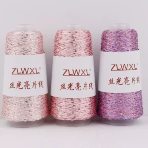 Ultra Dense 2mm Sequins 50g Hand Woven High Tenacity Eco Friendly Mercerized Beaded Wire Rod Needle Knitted Weaving Embroidery