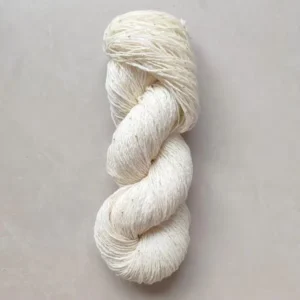 Undyed Yarn Superwash Merino Bead Sequin DK Weight Natural Fiber Blended Hand Knitting Yarn for Hand Dye Handcraft